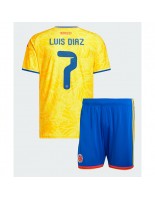 Kolumbia Luis Diaz #7 Kotipaita Lasten MM-kisat 2026 Lyhythihainen (+ shortsit)